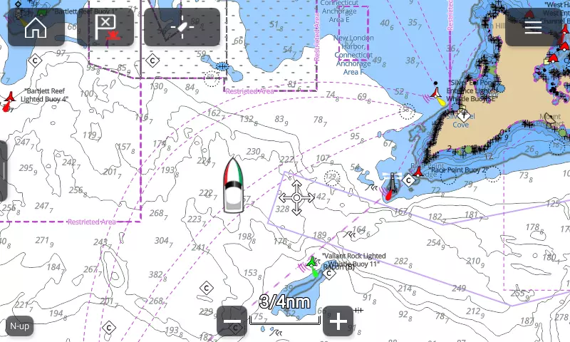 Raymarine LightHouse-søkort