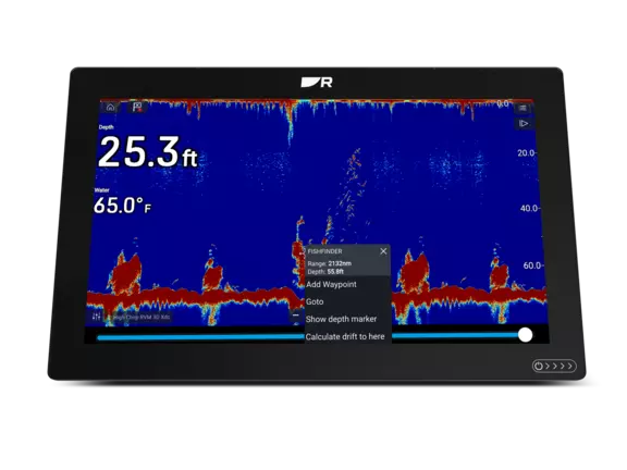 4.7 voor vissen:
Ga naar navigatie in de Fishfinder toepassing