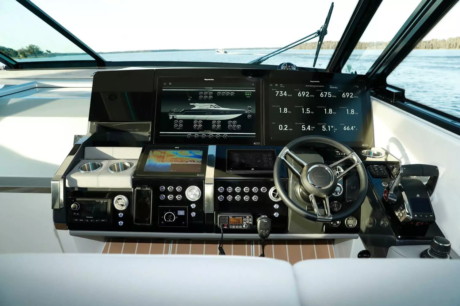 Formula Helm with Raymarine Axiom and Digital Switching 