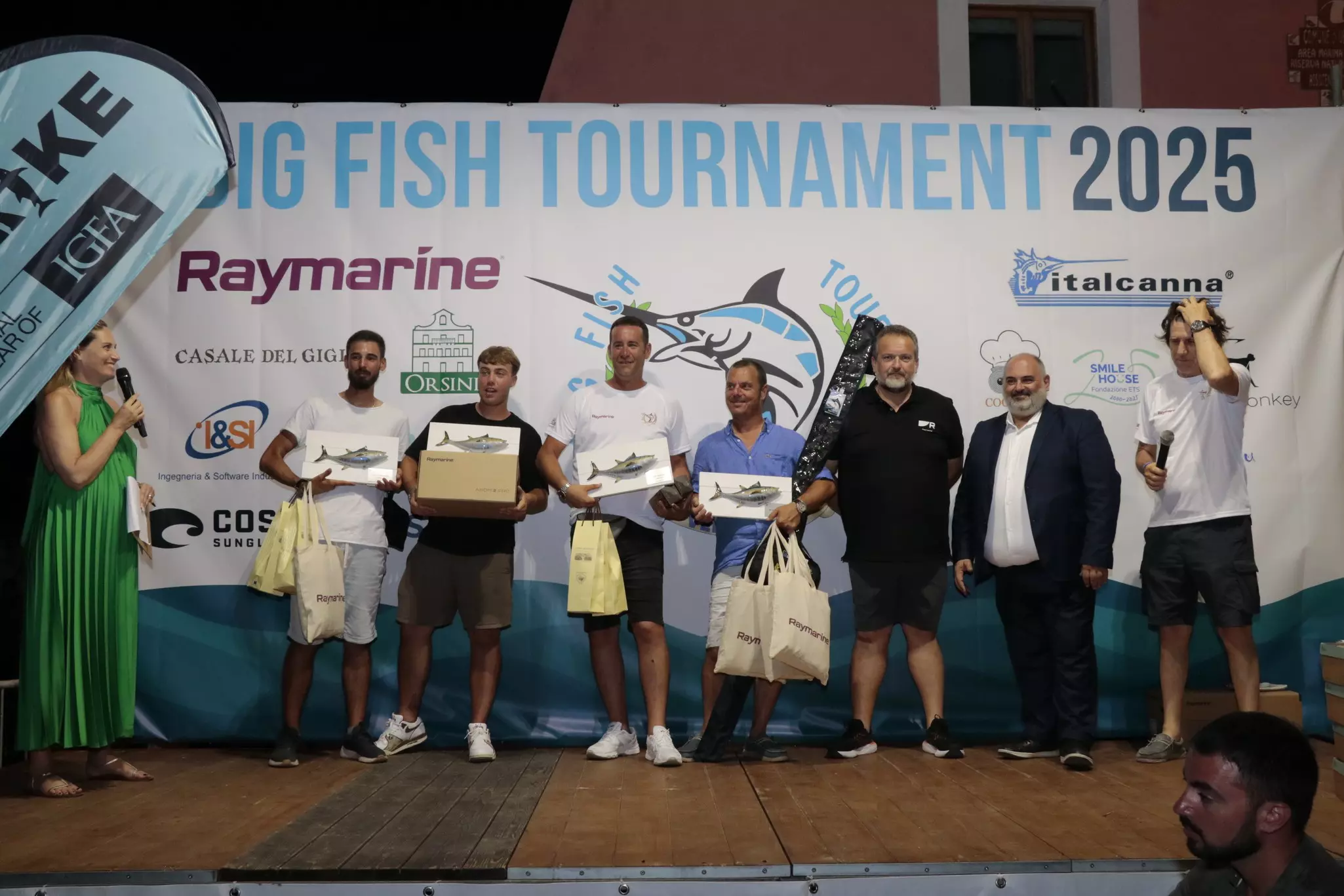 Premiazione, Ventotene, Big Fish Tournament