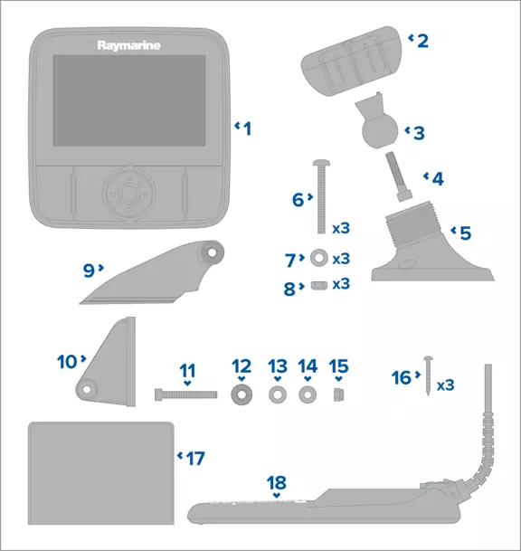 GPS e Sonda Dragon Fly 7 Pro - Raymarine - R4Nautic