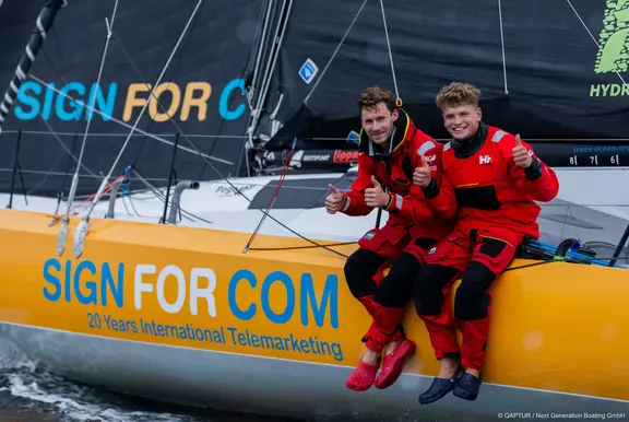 Lennart Burke und Melwin Fink