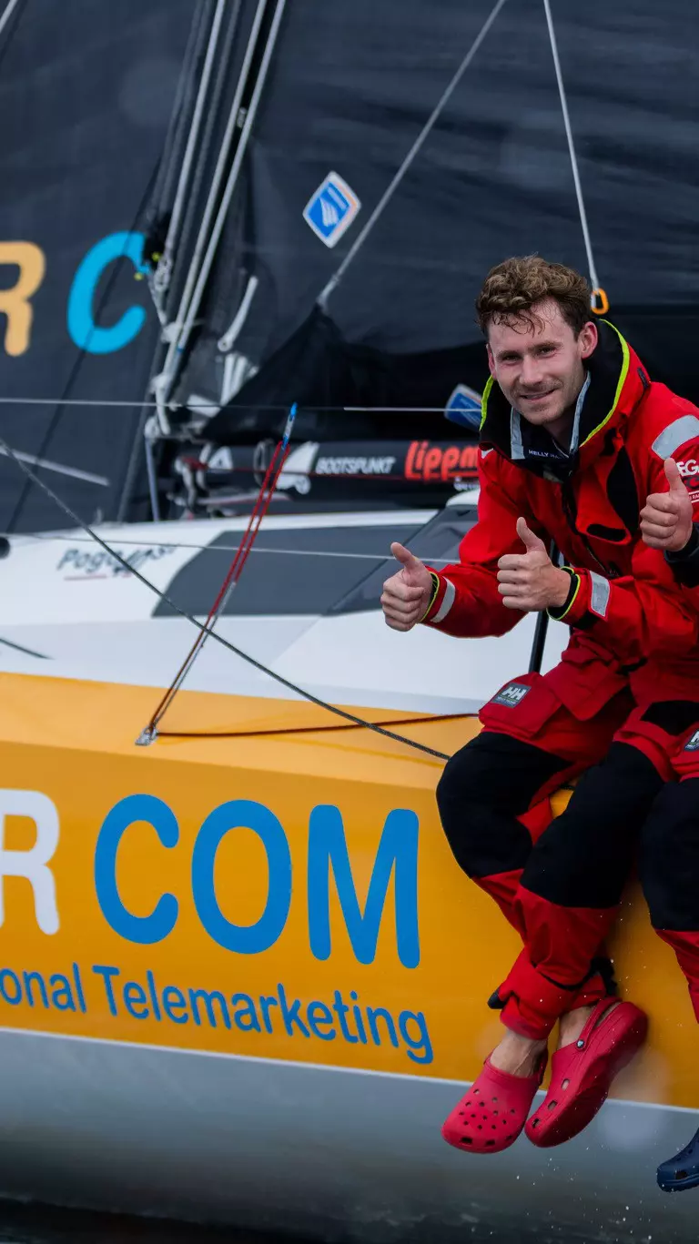 Lennart Burke und Melwin Fink