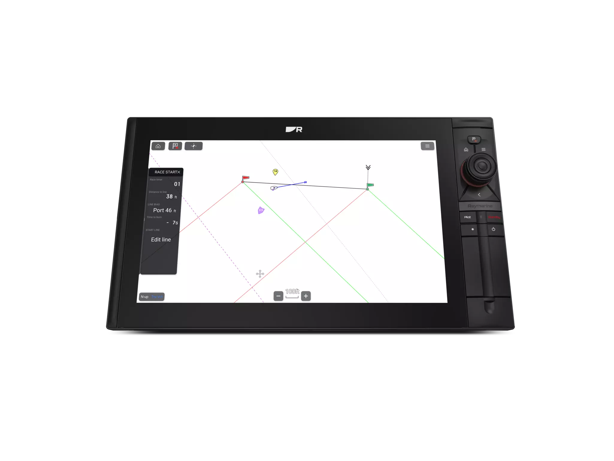 Axiom 2 Pro med regattastartlinje