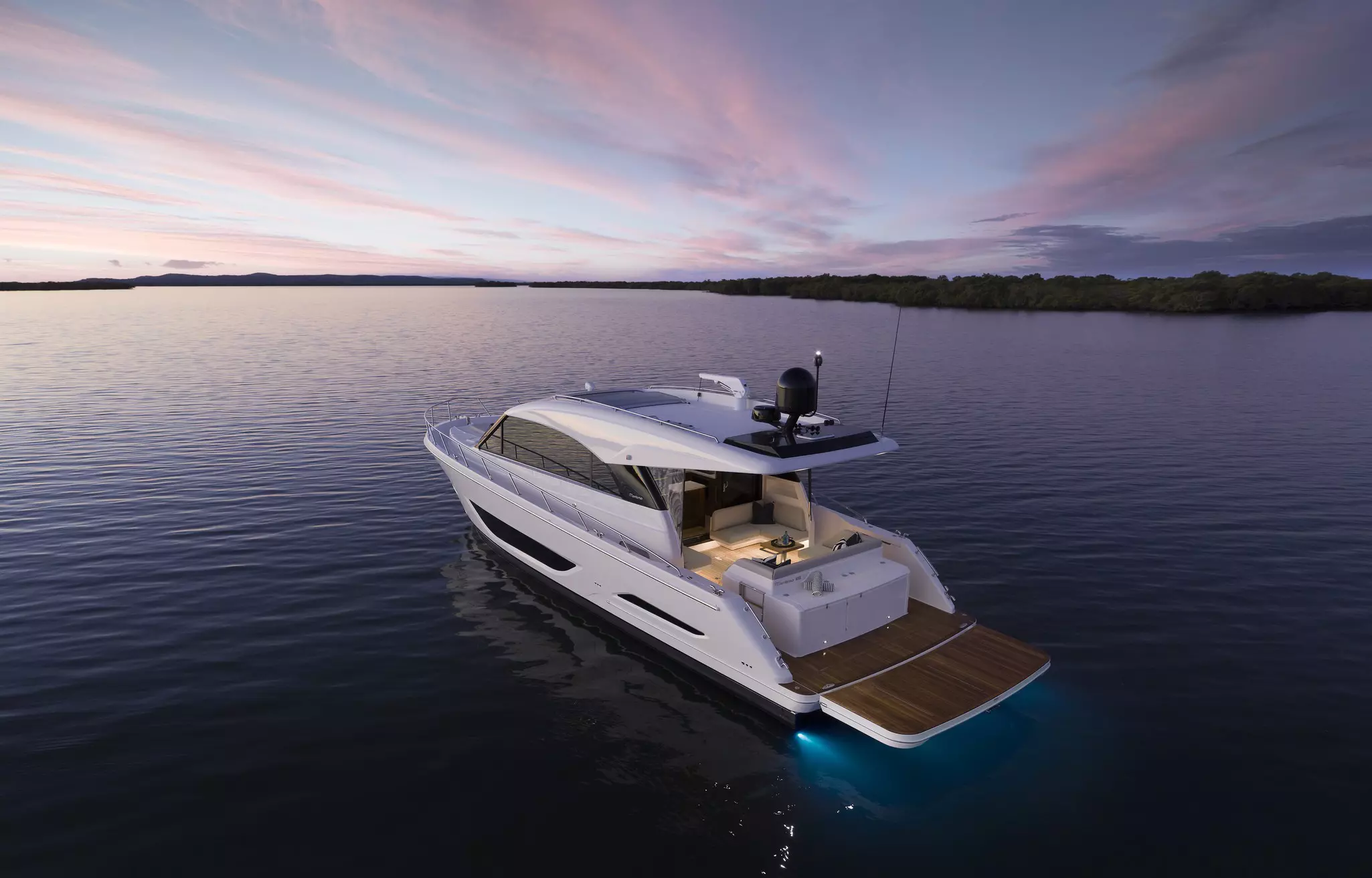 Maritimo S55 with YachtSense™ System onboard