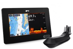 Axiom 2 | 7" Chartplotter | Fishfinder with Charts & RV100 Transducer