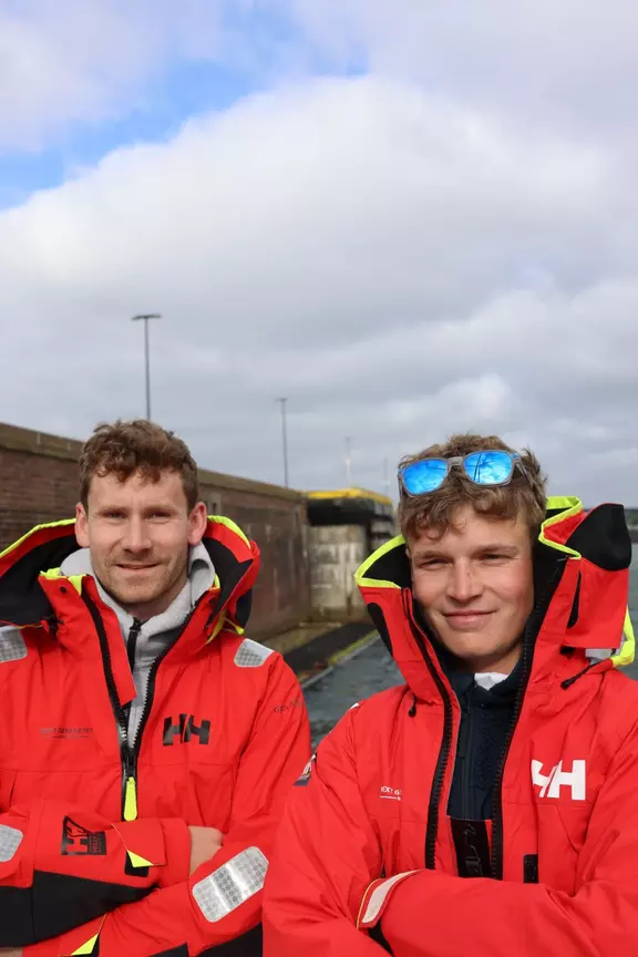 Melwin Fink and Lennart Burke photos