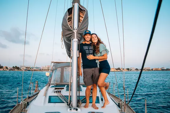 Ryan and Sophie Sailing