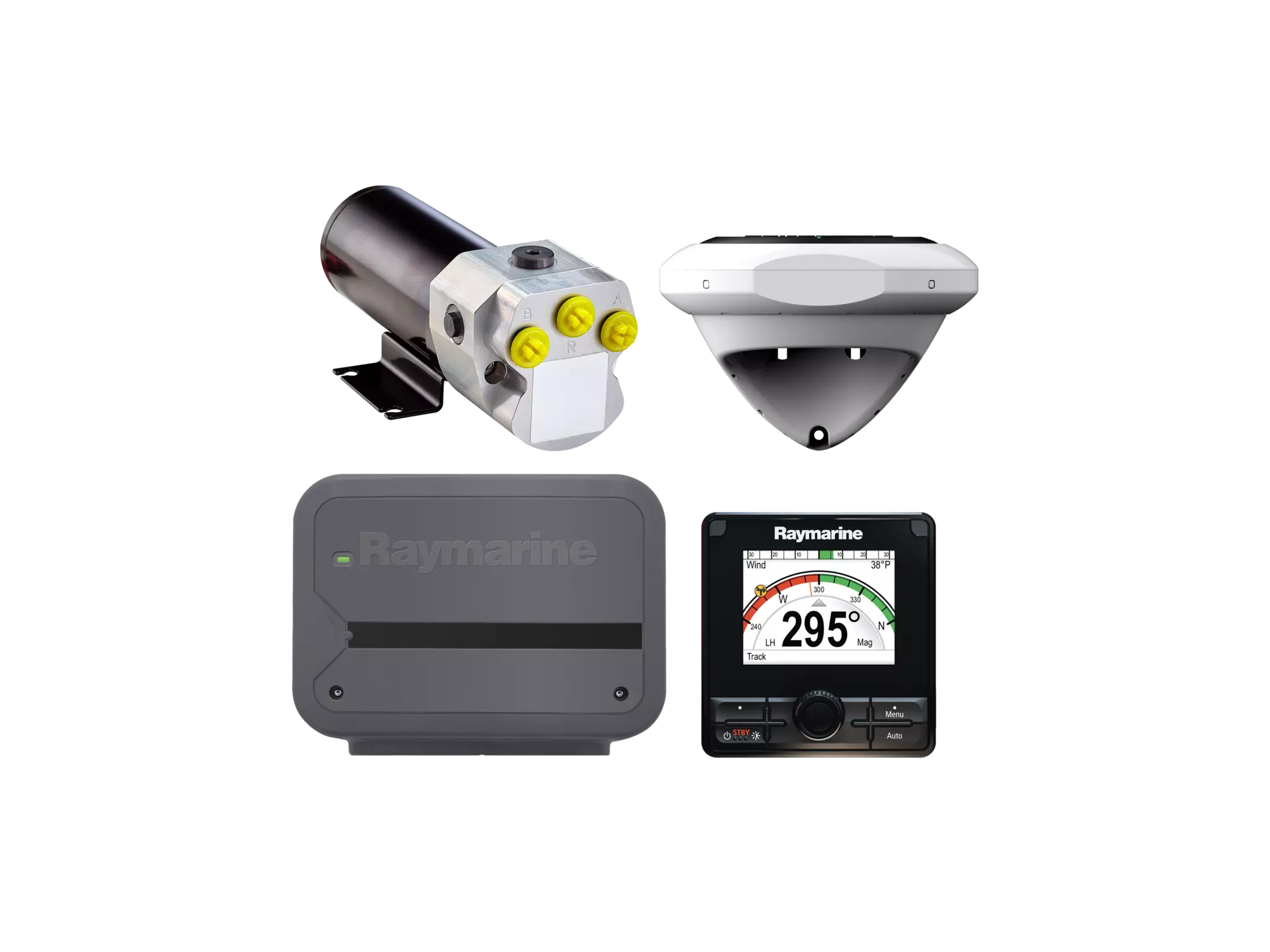 Raymarine EV-100 ホイールエボリューション オートパイロット。 RAYMARINE Evolution EV-100 Wheel Sail Autopilot
