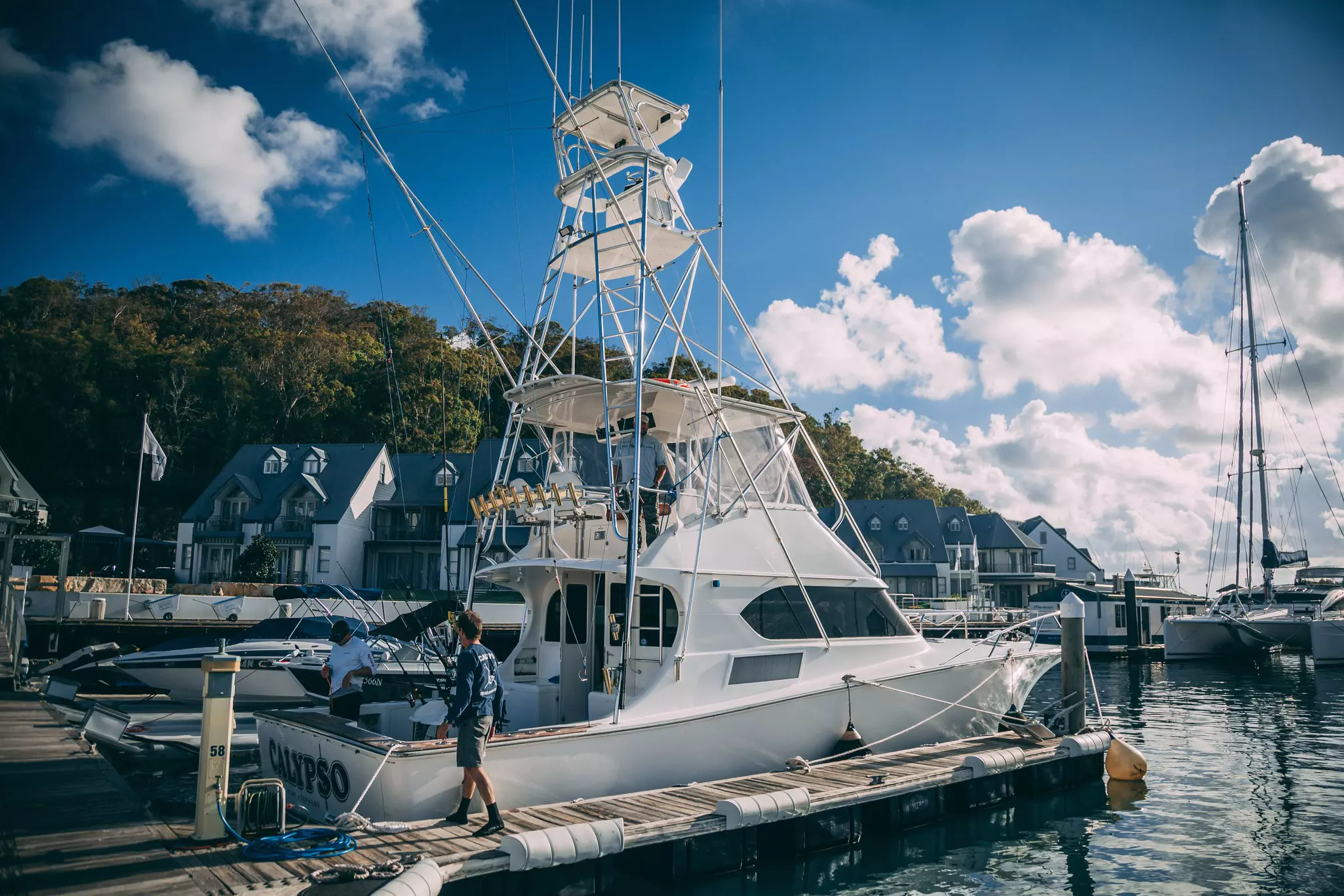 Tim Dean's 'Calypso' Boat