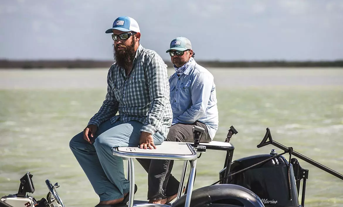 Sitting on a boat in the Everglades