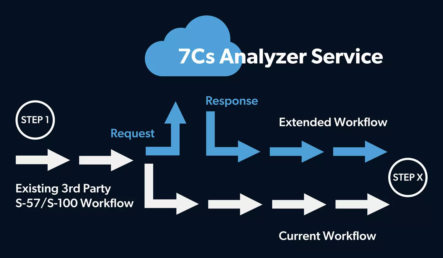 Integration of the 7Cs Analyzer Service API into an existing workflow