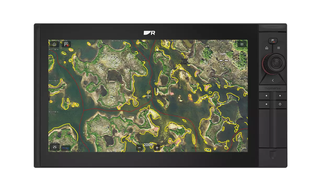 florida marine tracks on raymarine axiom