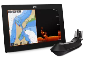 Axiom 2 | 12" Chartplotter | Fishfinder with Charts & RV100 Transducer