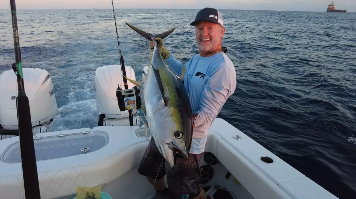 Bill Platt with tuna