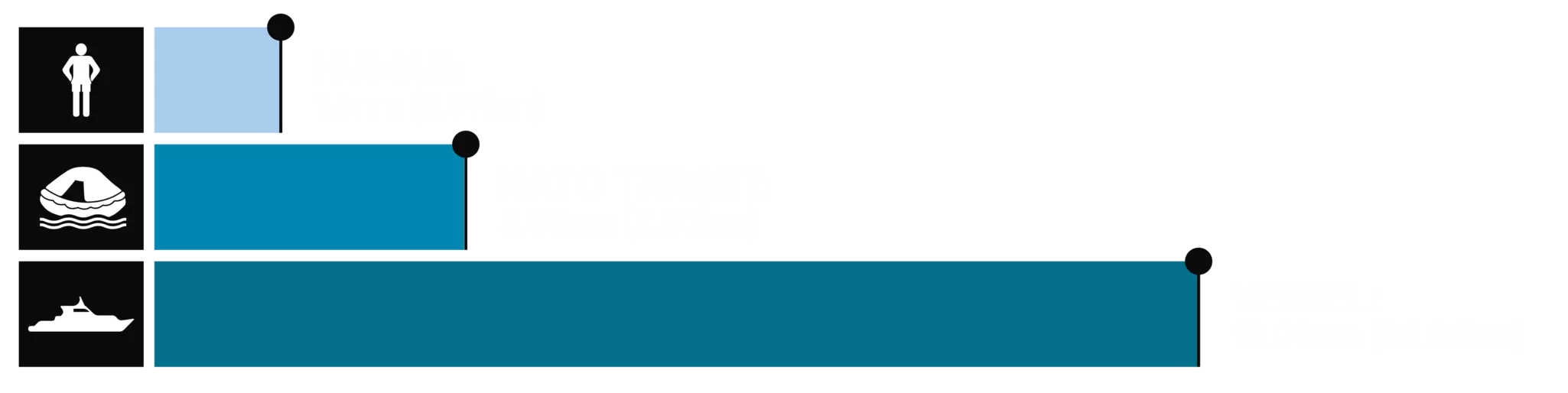 Bild des Erfassungsbereichs der FLIR M460