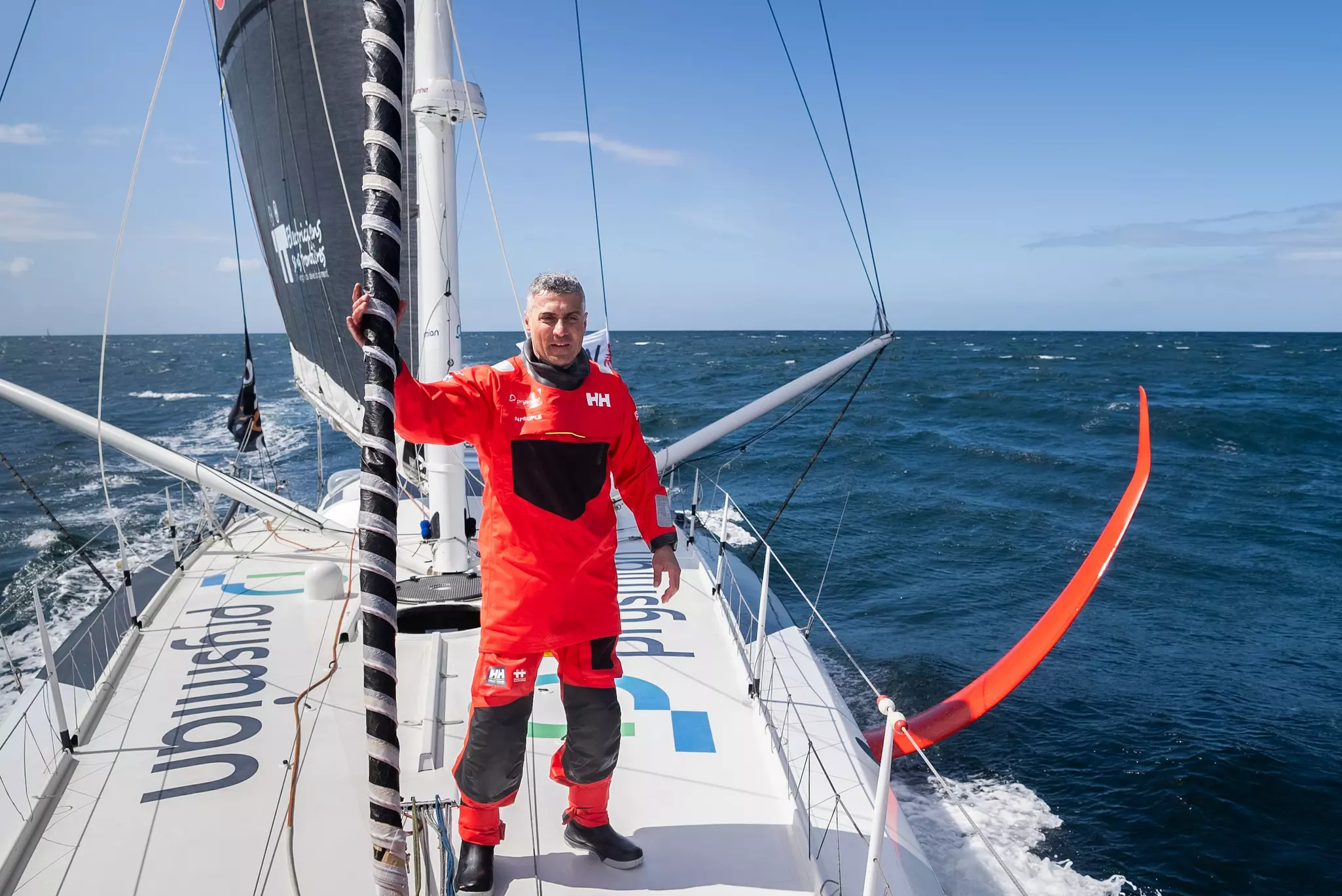 Giancarlo Pedote ; voile ; Raymarine