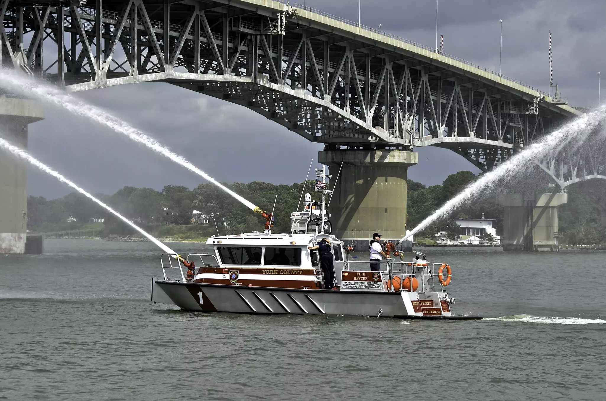 York County fire rescue boat