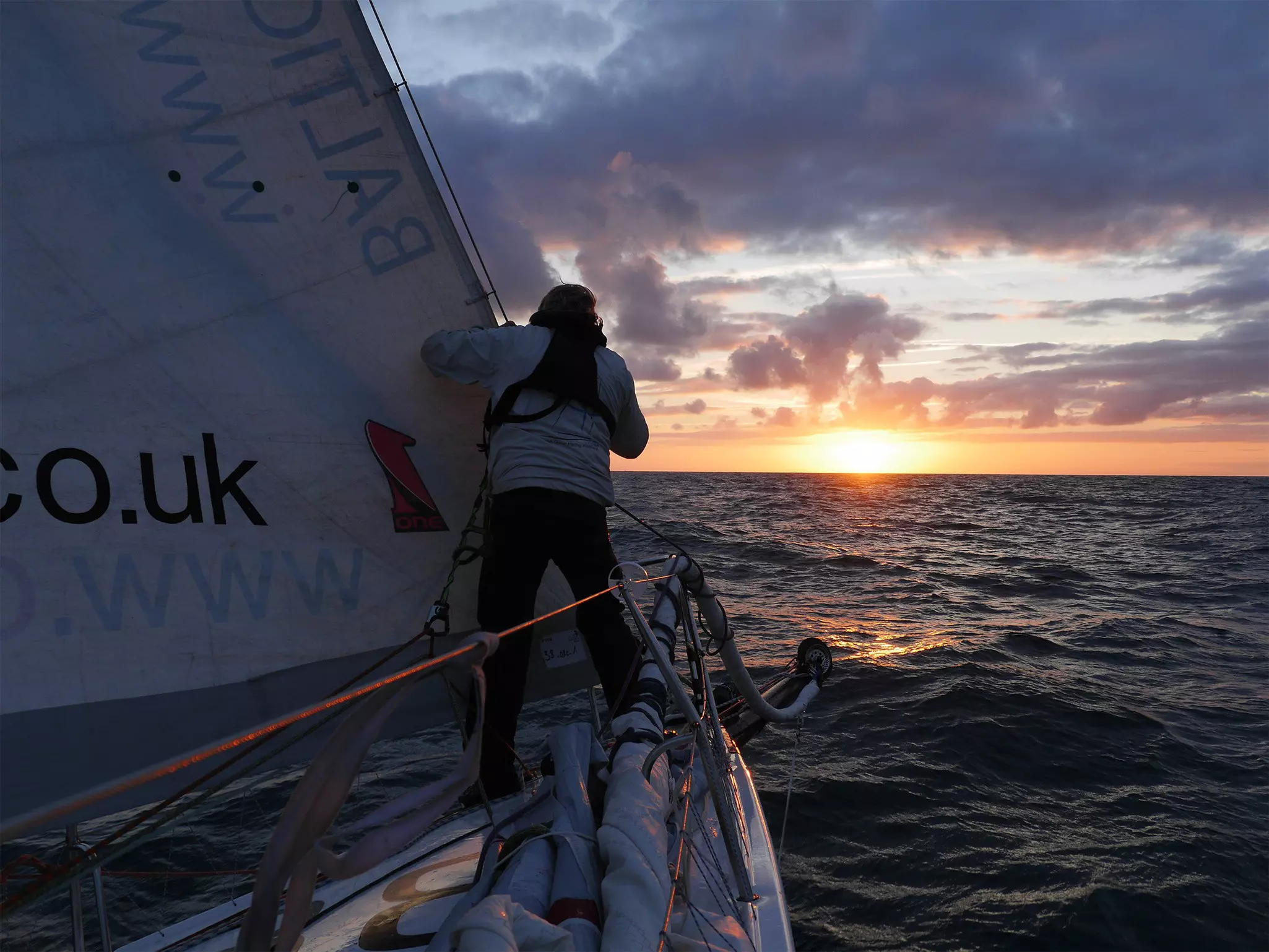 Ari Känsäkoski Sailing at Sunset