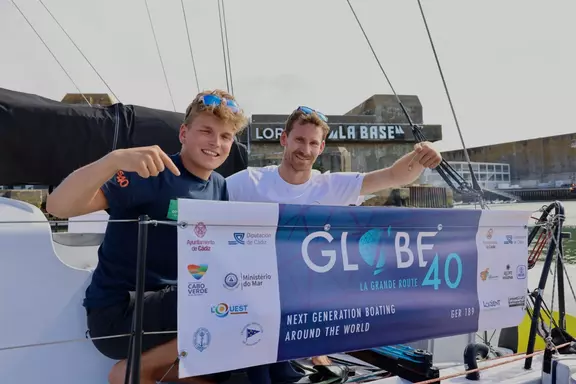 Two sailors. One goal. Once around the world.