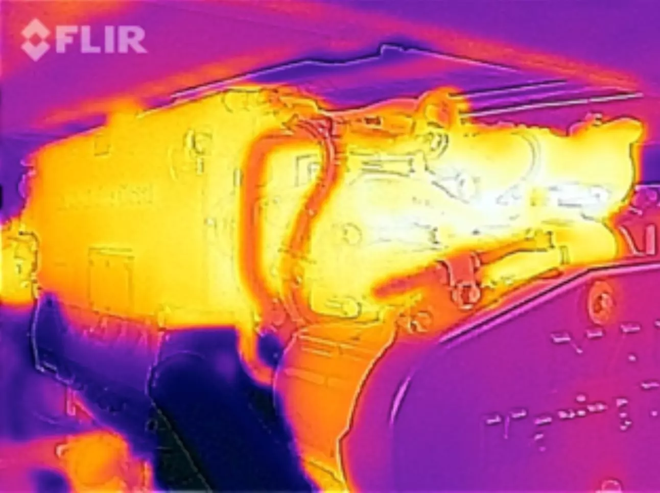 Thermal view from a FLIR MTMS camera