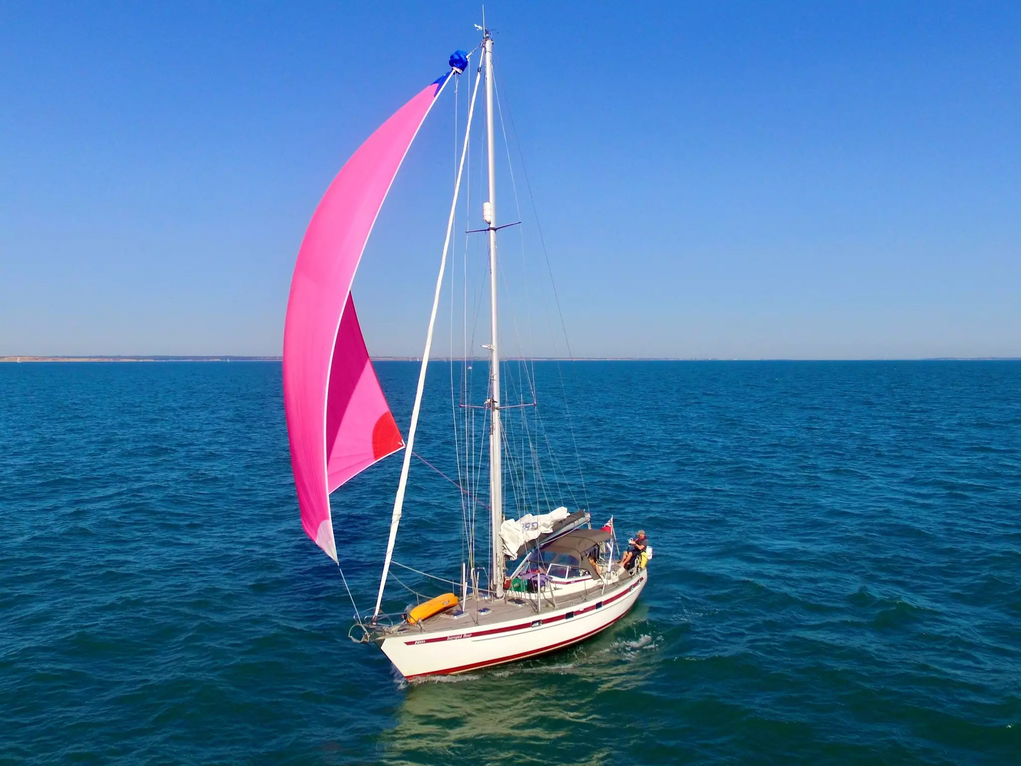Pink sail up 