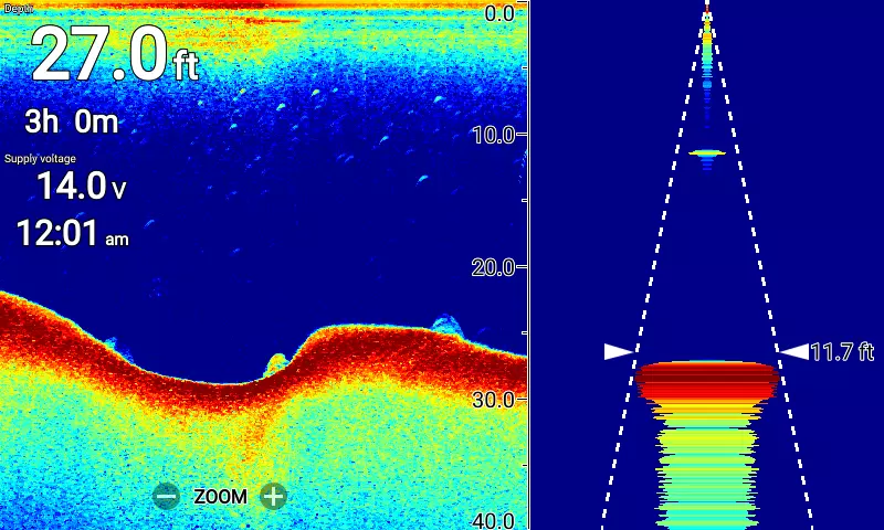 Ecoscandaglio CHIRP con A Scope