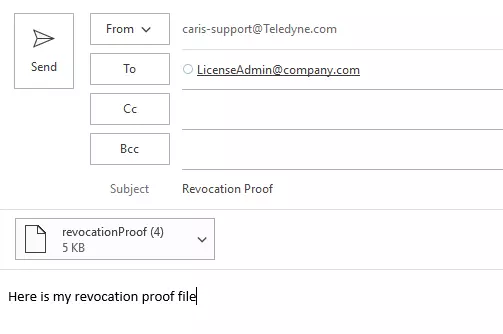 Revocation proof email screenshot