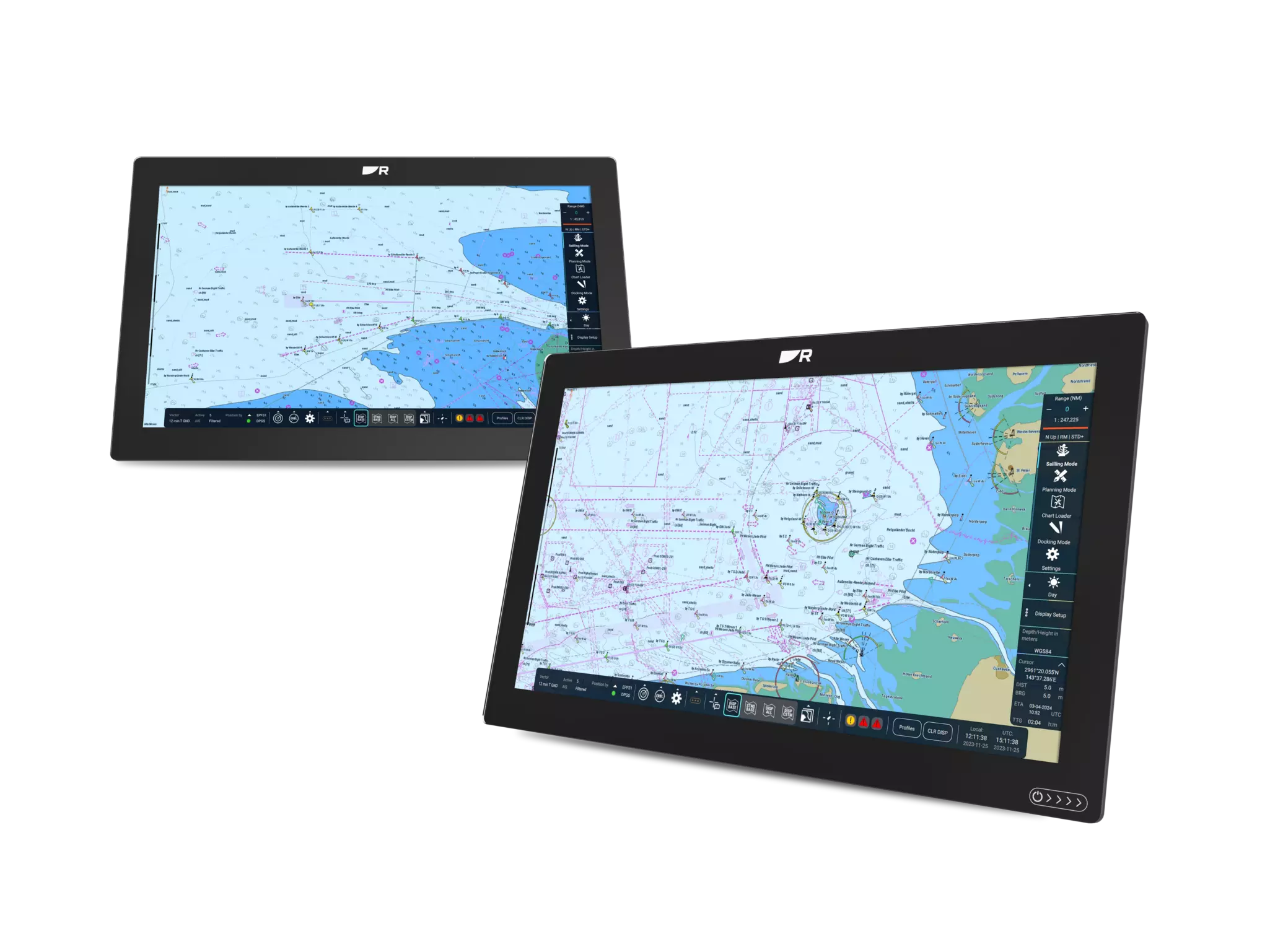 ECDIS dual display from Teledyne Raymarine Commercial