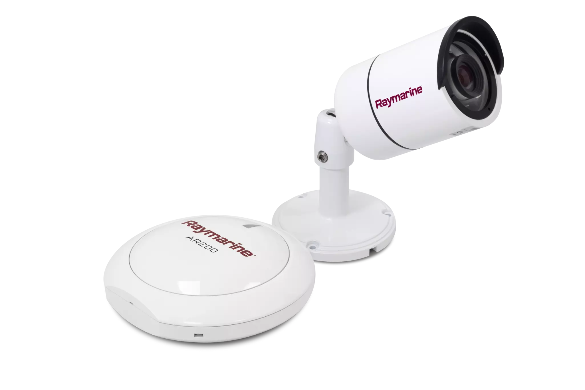 AR200 met een Raymarine maritieme videocamera