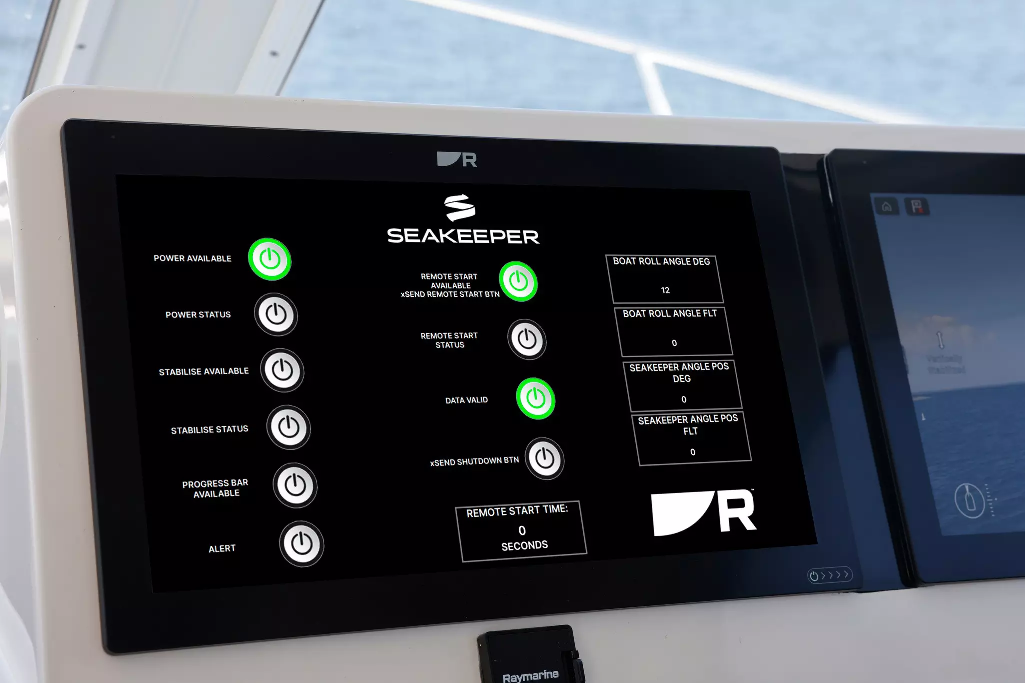 Raymarine Axiom 2 XL with Seakeeper integration