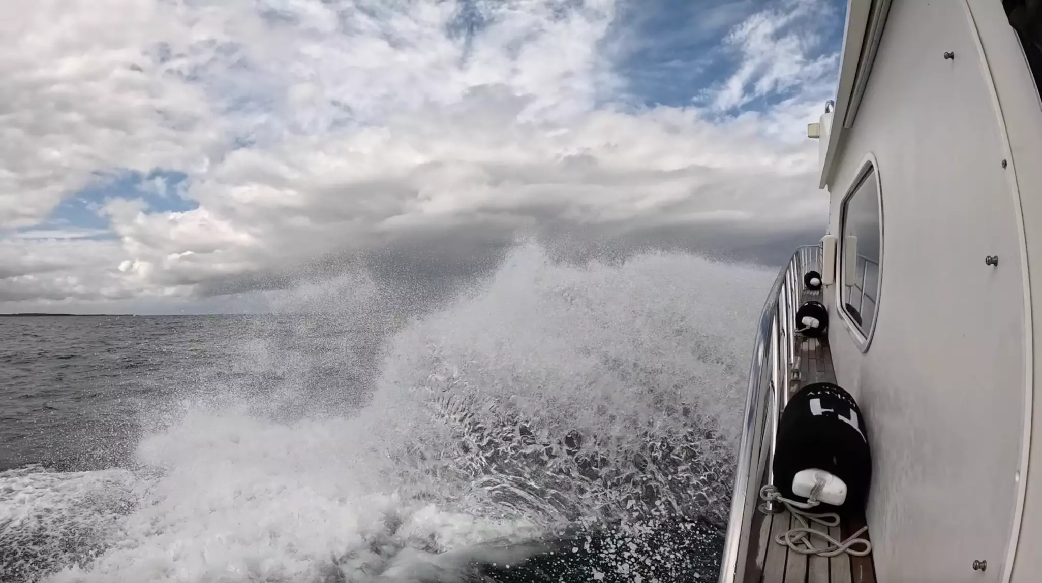 T1 Motorboat Underway