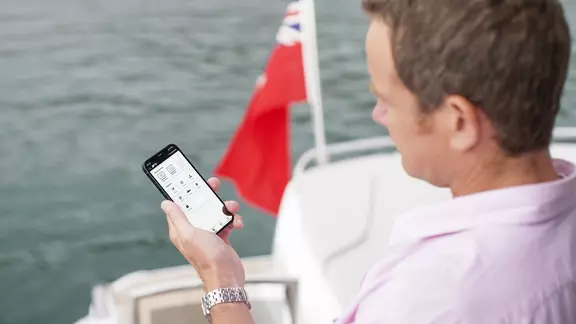 Raymarine-app för iOS