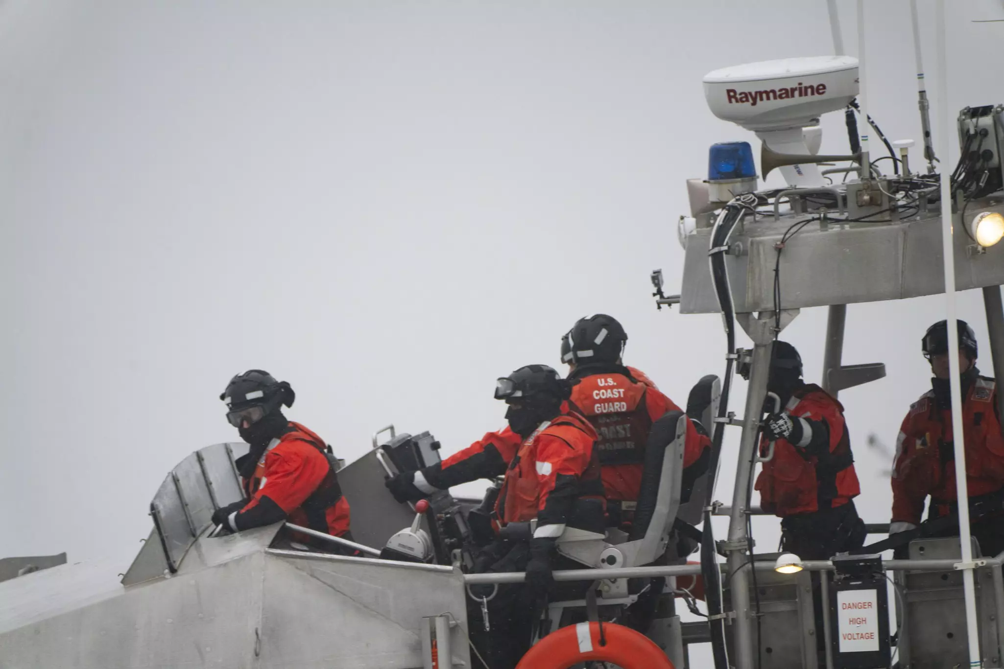 USCG motorlivbåtsutbildning i grov sjö