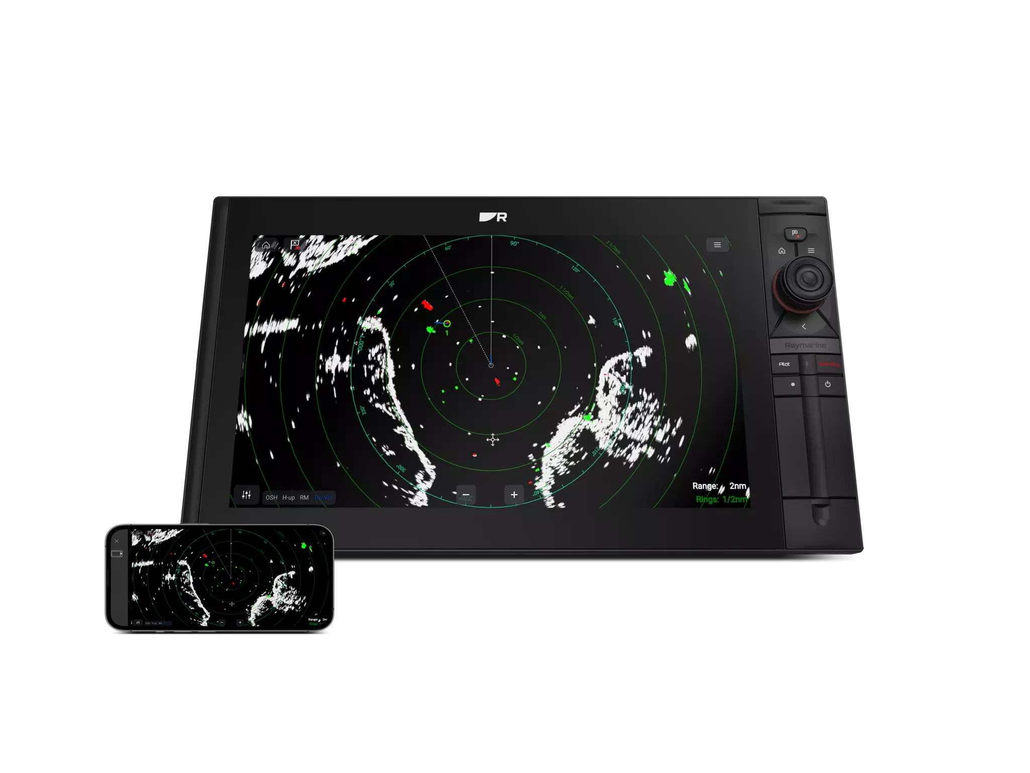 Diffusion Axiom 2 Pro sur un smartphone