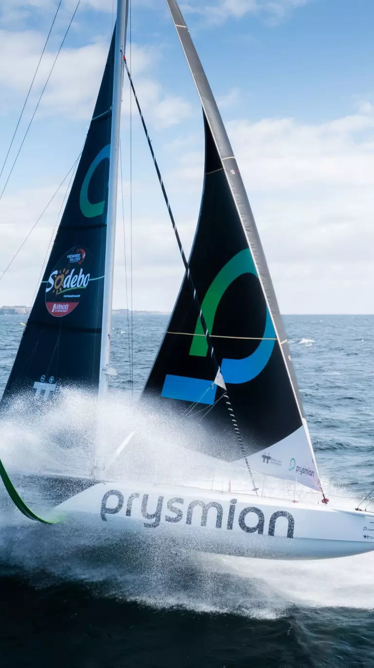 Giancarlo Pedote bereidt zich voor op de Vendée Globe 2024