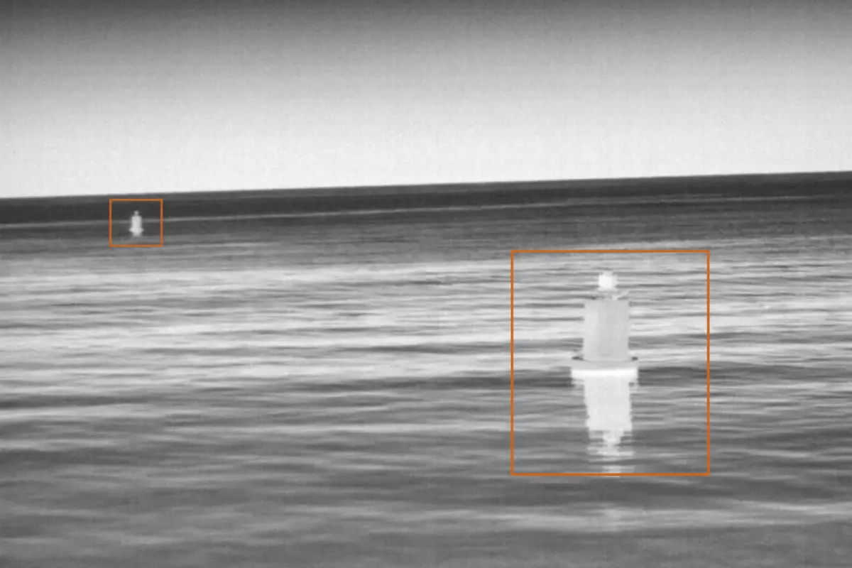 Object detection with thermal camera