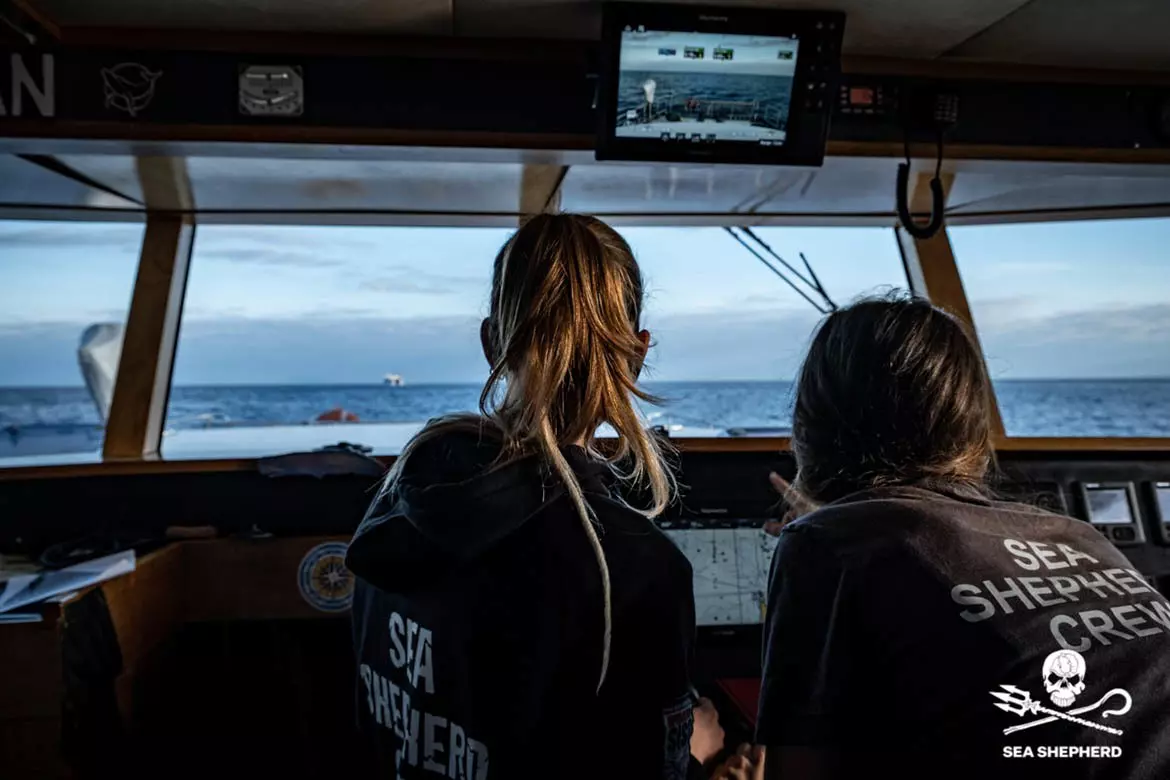 De bemanning van Sea Shepherd Italia