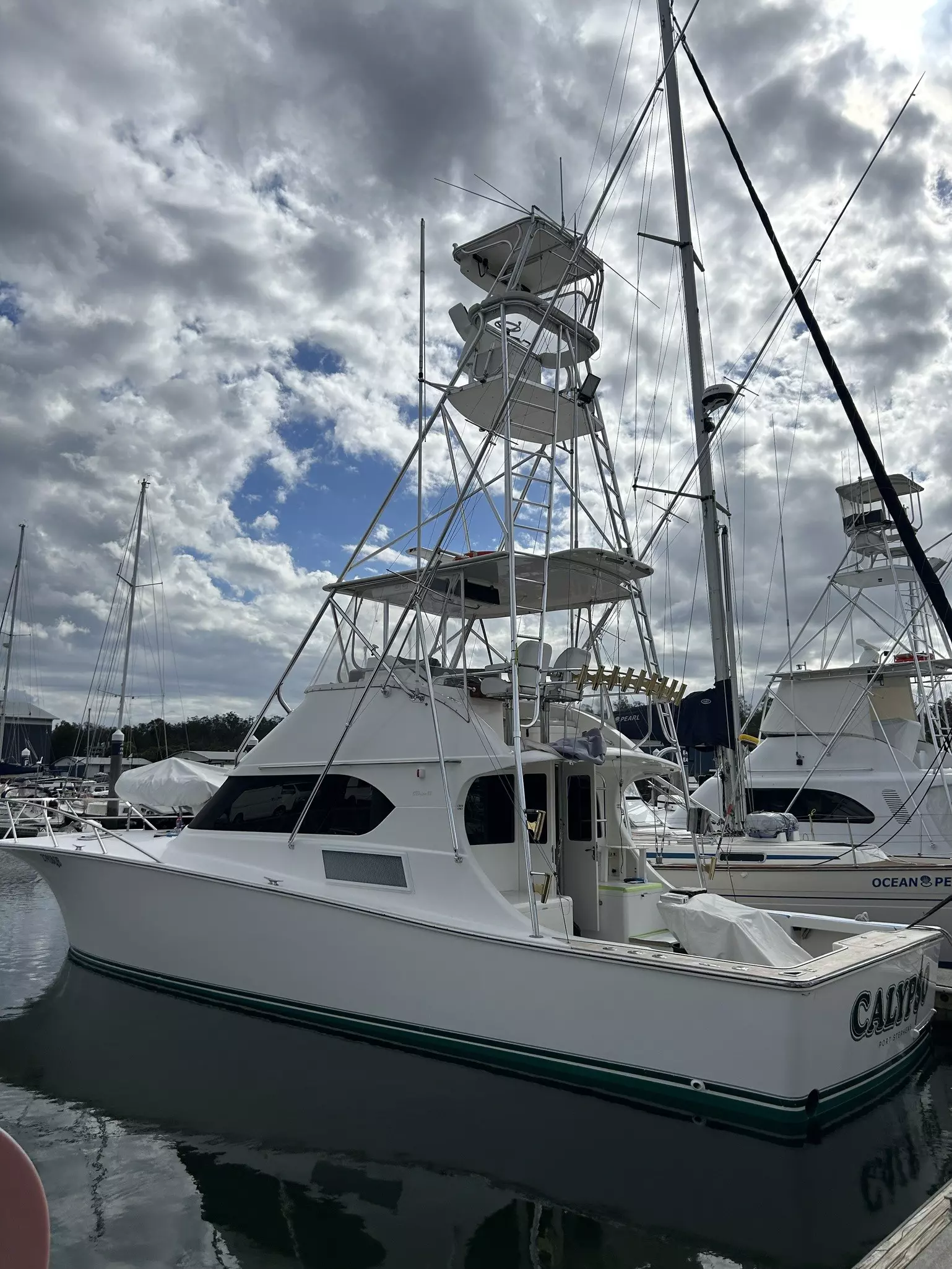 Calypso back in the water