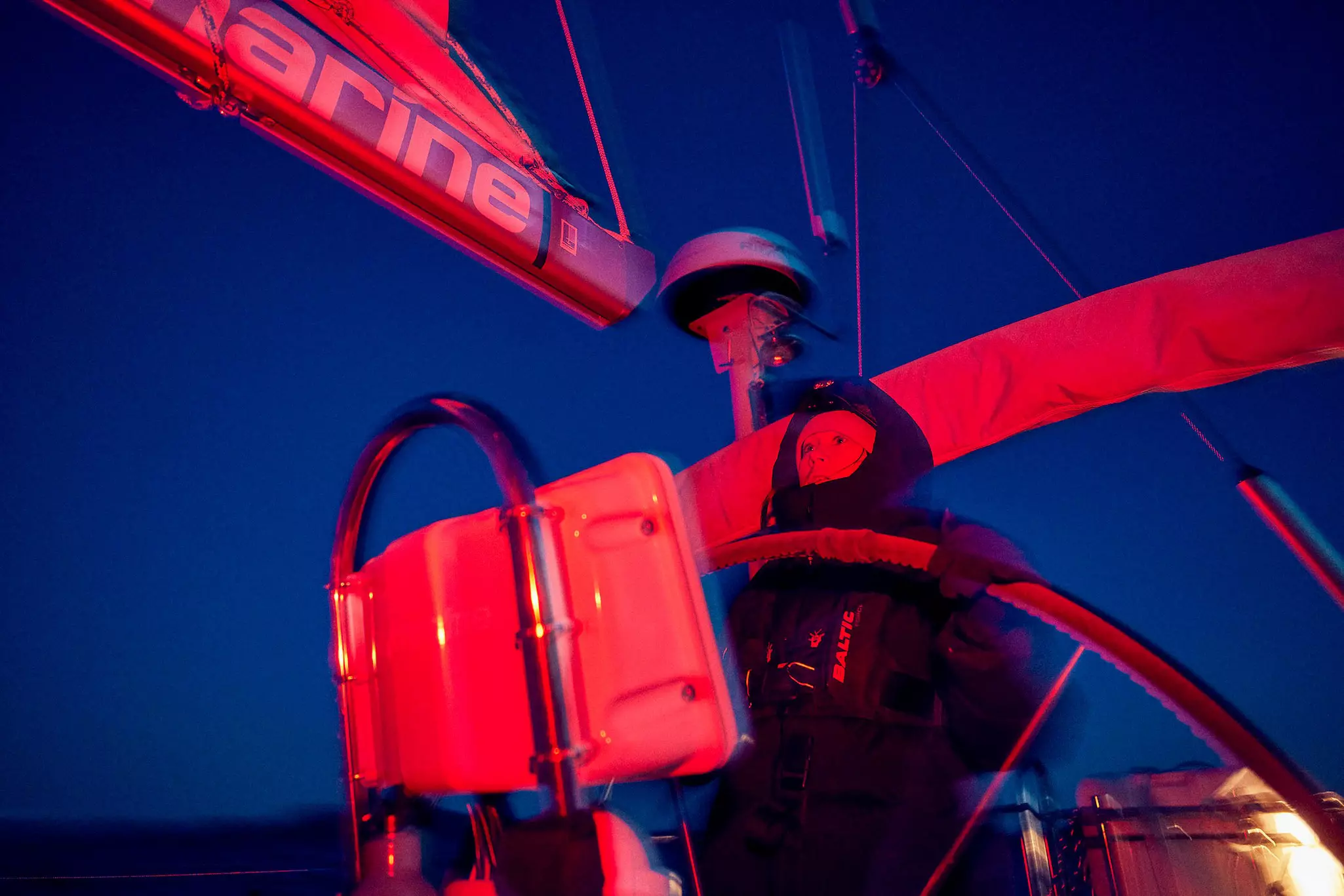 Quantum Radar at night