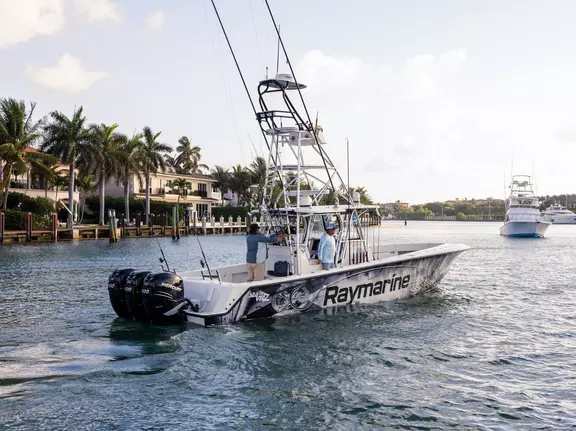 Carter Andrews sailfish fishing on Art Sapp's boat